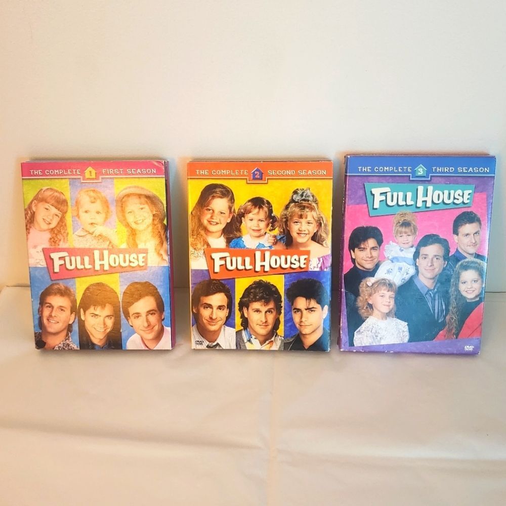 Full House Seasons 1, 2, & 3 DVDs